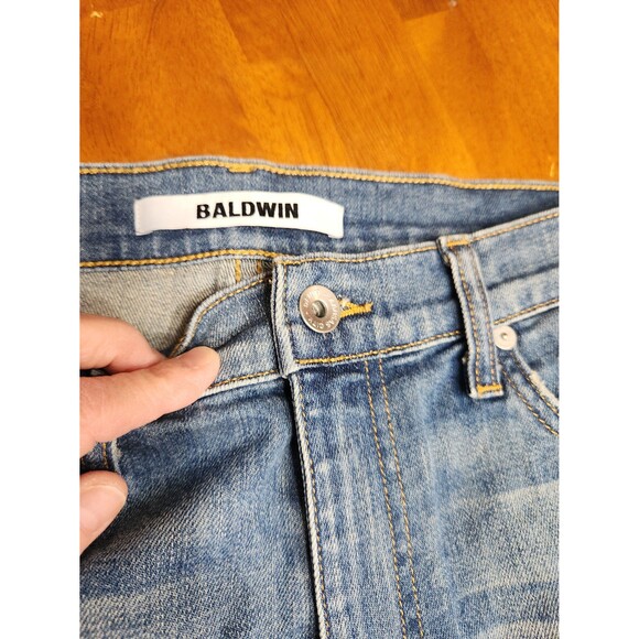 Baldwin The Rivington Skinny Crop Blue Jeans - Picture 2 of 7